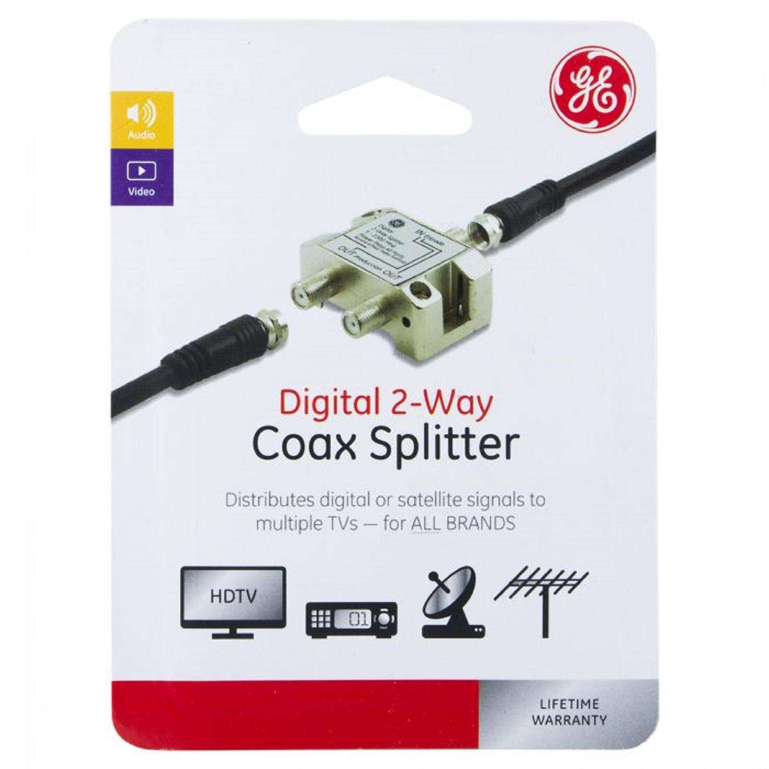 GE 2 Way Coax Splitter 1 pk Ace Hardware