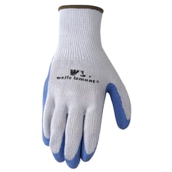 Wells Lamont Men's General Purpose Gloves Blue/Gray M 3 pk