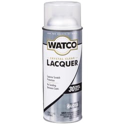 WATCO Gloss Clear Oil-Based Alkyd Wood Finish Lacquer Spray 11.25 oz
