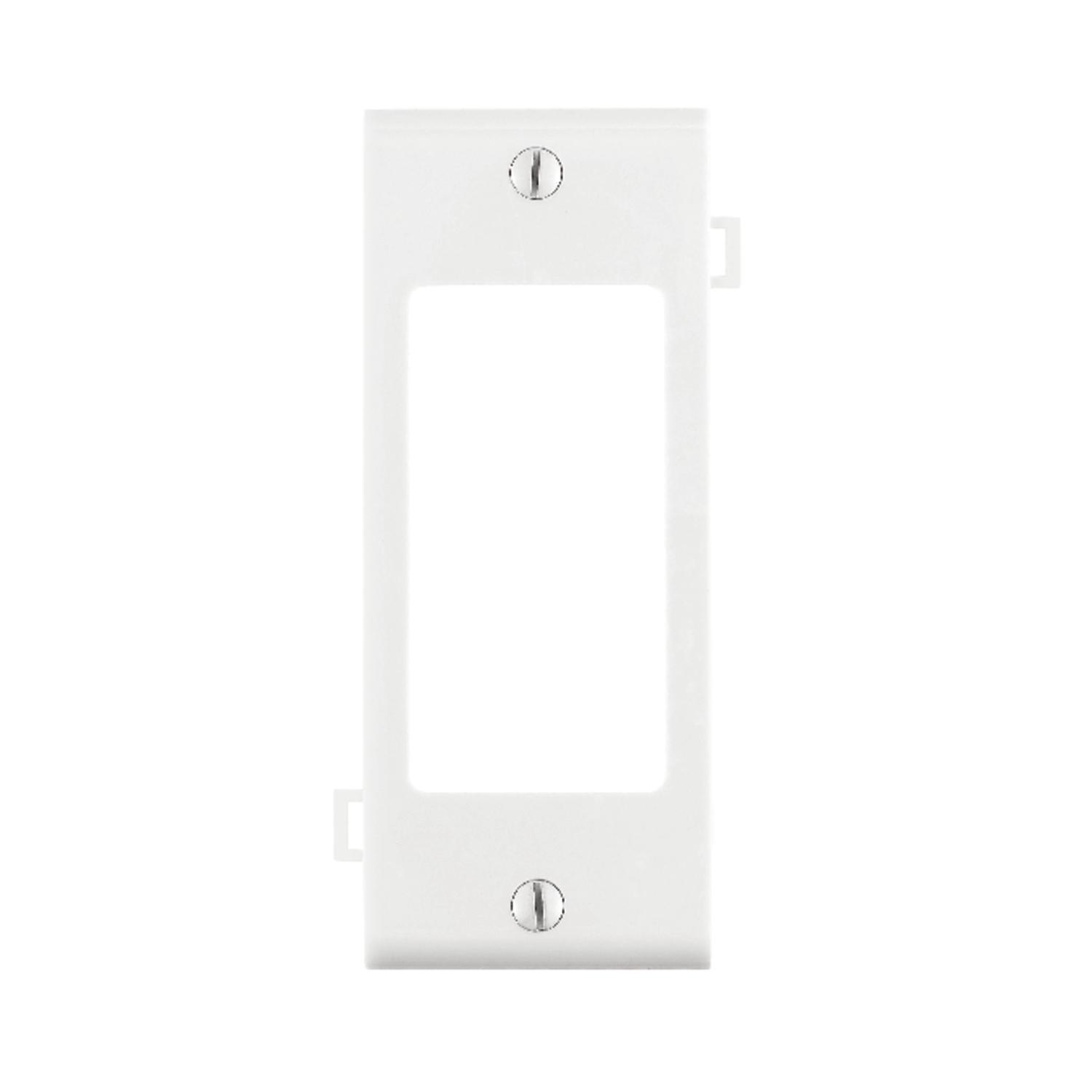 Photos - Household Switch Leviton White 1 gang Thermoplastic Nylon Decorator Wall Plate 1 pk PSC26-0 