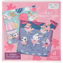 Stephen Joseph Magnetic Puzzle Book Multicolored 40 pc