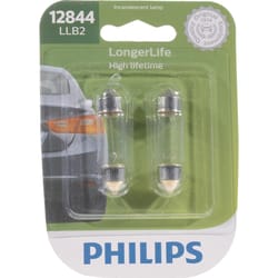 Philips LongerLife Incandescent Courtesy/Glove/License/Trunk Miniature Automotive Bulb 12844LLB2