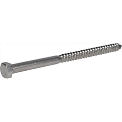 Hillman 3/8 in. X 6 in. L Hex Stainless Steel Lag Screw 25 pk