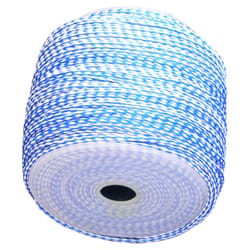 Campbell 7/32 in. D X 1000 ft. L Blue/White Braided Polypropylene Safety Rope