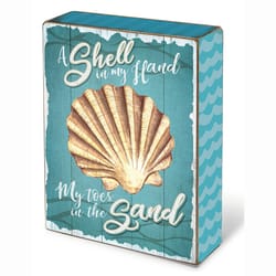 Oak Patch Gifts 4.25 in. H X 6 in. L Wood Shell Blox