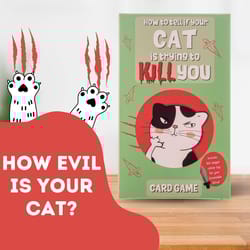 Scobie Boxer Gifts Is Your Cat Trying to Kill You Card Game Multicolored