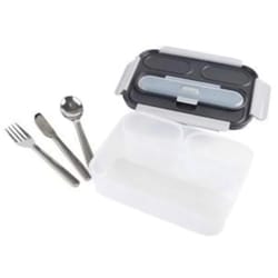 Built NY Gourmet Black/White Stainless Steel Food Storage Container 34 oz