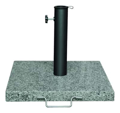 Bond Gray Granite Umbrella Base 17 In L X 17 In W X 12 6 In H Ace Hardware