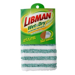 Libman 18.5 in. Wet and Dry Microfiber Mop Refill 1 pk
