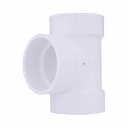 Charlotte Pipe Schedule 40 2 in. Hub X 2 in. D Hub PVC Vent Tee 1 pk