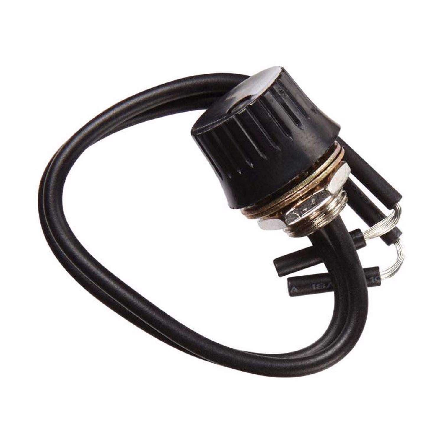 Jandorf 3 amps Single Pole Rotary Appliance Switch Black 1 pk - Ace ...