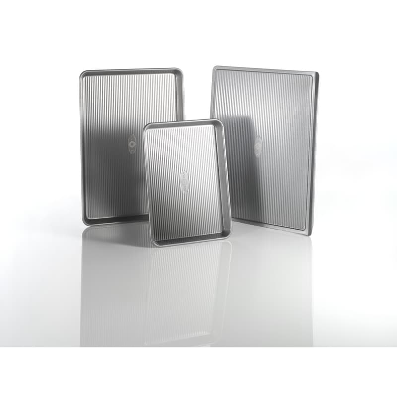 USA Pan 14 in. W X 18 1/2 in. L Bake Set Silver 3 pk Sansujyuku sansujyuku.com