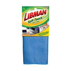 Libman Soft Touch Microfiber Dusting Cloth 12 in. W X 12 in. L 1 pk