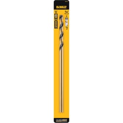 DeWalt Black & Gold 7/16 in. X 12 in. L High Speed Steel Split Point Aircraft Drill Bit Straight Sha