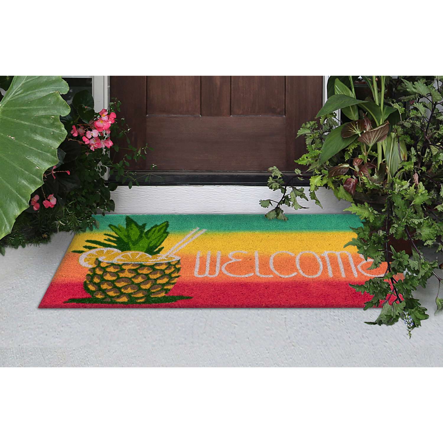 1pc Indoor Door Mat, Indoor Outdoor Mats For Home Entrance, Garage, Patio,  Easy Clean Floor Mat, Anti Slip, Durable & Washable, Low Profile Shoes Scra