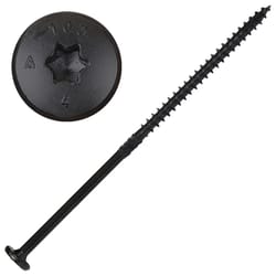 Screw Products, Inc. NOVA #14 in. X 6 in. L Star Black Steel Lag Screw 1 pk