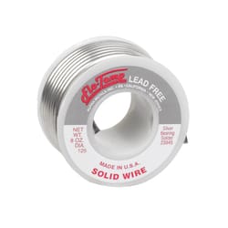 Alpha Fry 8 oz Lead-Free Solid Wire Solder 0.125 in. D Silver-Bearing Alloy 1 pc