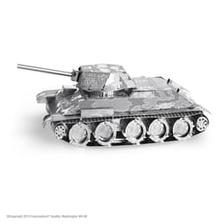 Fascinations Metal Earth T-34 Tank 3D Model Kit Gray/Silver