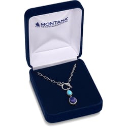 Montana Silversmiths Women's Natures Obsession Blue/Silver Necklace