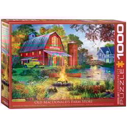 Eurographics Old MacDonald's Farm Store Jigsaw Puzzles Multicolored 1000 pc