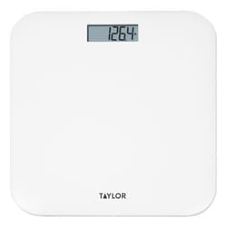 Taylor 400 lb Digital Bathroom Scale White