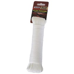 SecureLine 5/32 in. D X 50 ft. L White Braided Nylon Paracord
