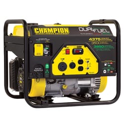 Champion Dual Fuel 120 V Gas/LP Portable Generator 3500 W