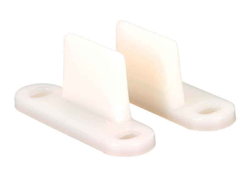 PrimeLine White Plastic Closet Door Guide 1 pk Ace Hardware