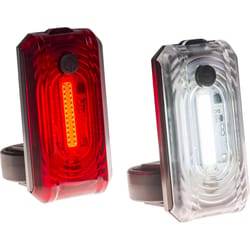 Bell Sports Radian Aluminum/Reinforced Plastic Bicycle Light Set Red/White