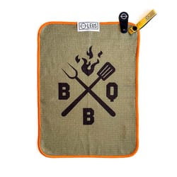 LEUS Fabric BBQ Towel 9 in. L X 9 in. W 1 pk