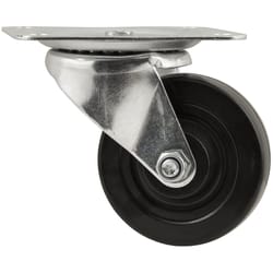 Titan 4 in. D Swivel Rubber Caster 300 lb 1 pk