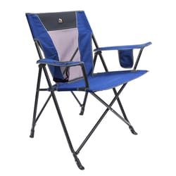 GCI Outdoor Comfort Pro Heathered Royal Camping Folding Chair