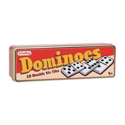 Schylling Double Six Dominoes Multicolored 28 pc