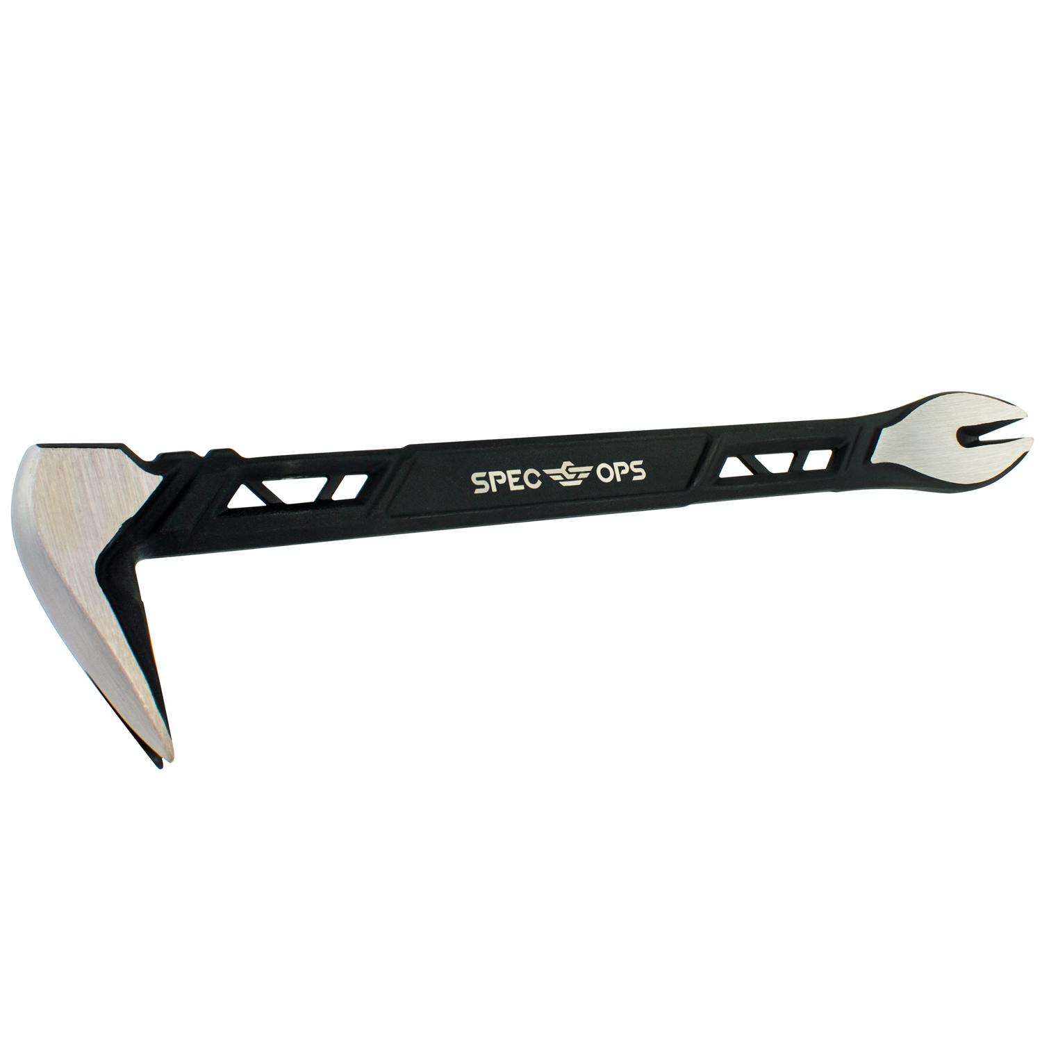 SPEC OPS 10 Nail Puller Cats Paw Pry Bar, High-Carbon Steel