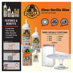 Gorilla High Strength Glue Clear All Purpose Adhesive 4 pk