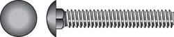 HILLMAN 3/8 in. X 2 in. L Hot Dipped Galvanized Steel Carriage Bolt 100 pk