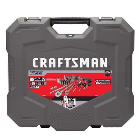Craftsman OVERDRIVE 99 pc Metric/SAE Mechanic's Tool Set