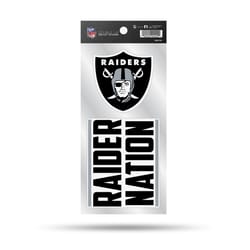 Rico NFL Las Vegas Raiders Double Up Die Cut Sticker Vinyl 1 pc