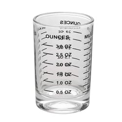 OGGI 3 oz Clear Glass Measuring Shot Glass