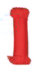 SecureLine 5/32 in. D X 100 ft. L Red Braided Nylon Paracord