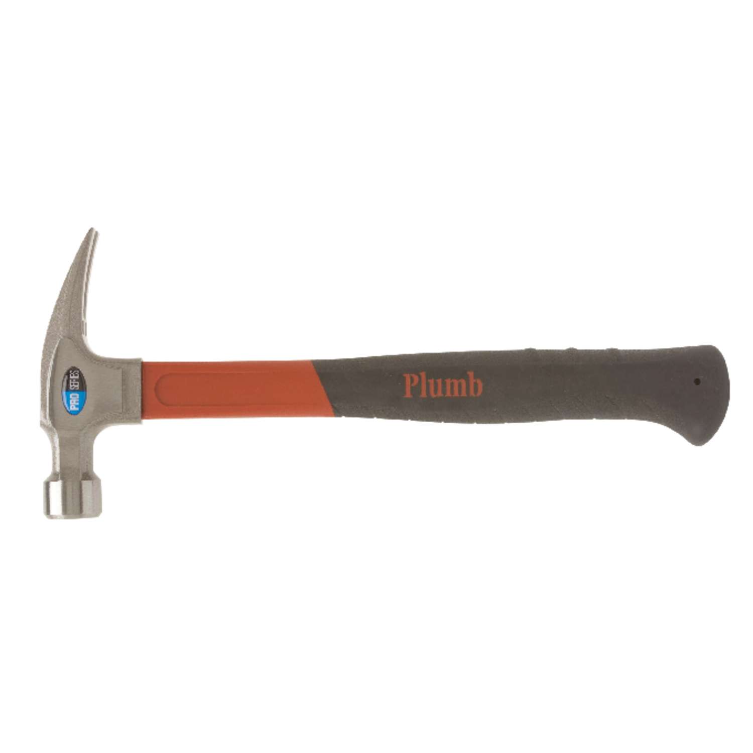 Plumb Pro Series 16 oz. Smooth Face Rip Claw Hammer Fiberglass Handle