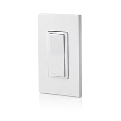 Leviton Decora 15 amps WiFi Smart Smart-Enabled Switch White 1 pk