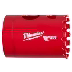 Milwaukee Diamond Max 1-1/4 in. Diamond Grit Glass, Porcelain, Tile, and Stone 3 in. L X 7/16 in. D