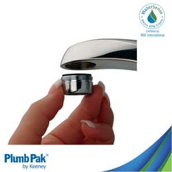 Plumb Pak Male Thread 15/16 in.-27 Chrome Faucet Aerator