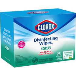 Clorox Disinfecting Wipes 6.1 oz 25 pk