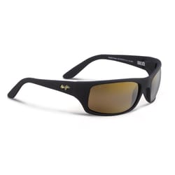 Maui Jim Peahi Unisex Matte Black Frame HCL Bronze Lens Polarized Sunglasses