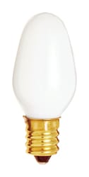 Satco 7 W C7 Nightlight Incandescent Bulb E12 (Candelabra) Soft White 1 pk