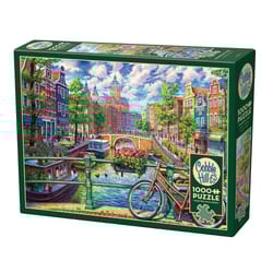 Cobble Hill Amsterdam Canal Jigsaw Puzzle 1000 pc