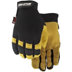 Watson Gloves XL Polyester/Spandex Flextime Black/Yellow Protective Gloves