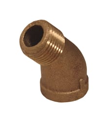 JMF Company 1/2 in. FPT 1/2 in. D MPT Red Brass 45 Degree Street Elbow